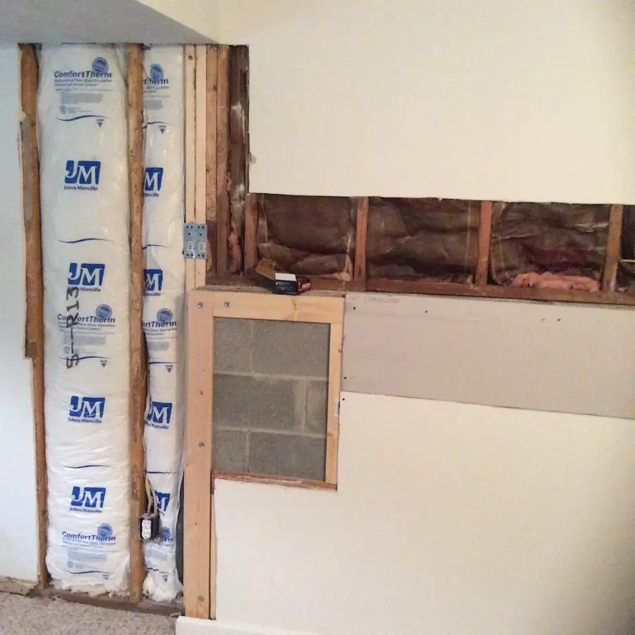 Wall insulation replacement during Odor Removal & Deodorization in Old Jamestown